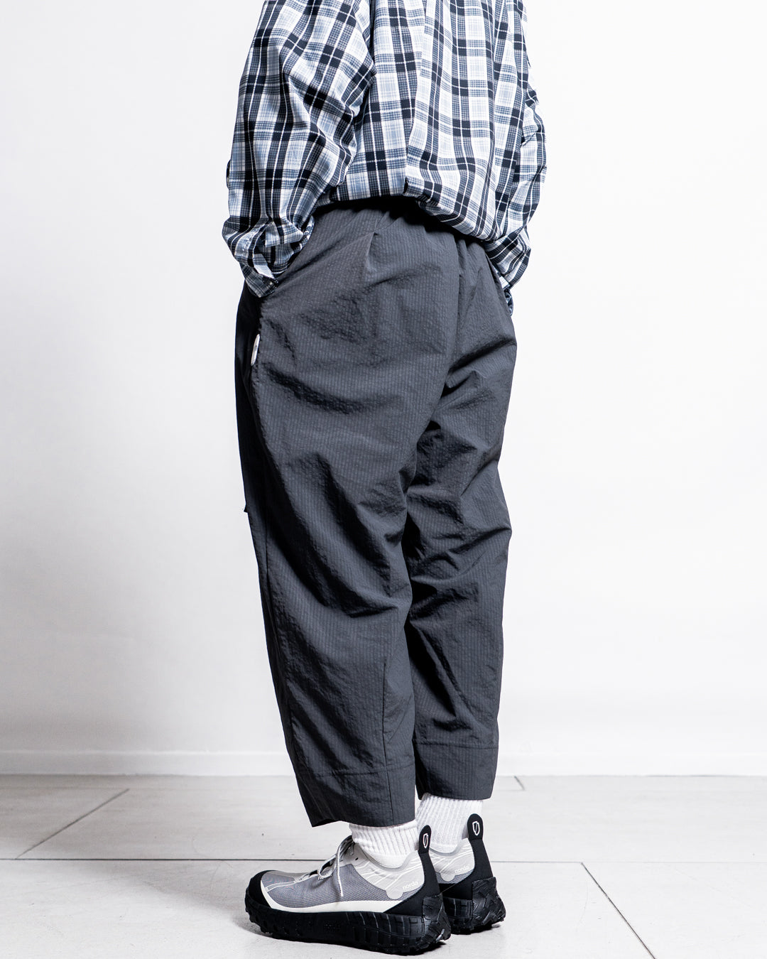 【zentex exclusive】norbit Shadow Stripe Cropped Easy Pants "zentex custom"