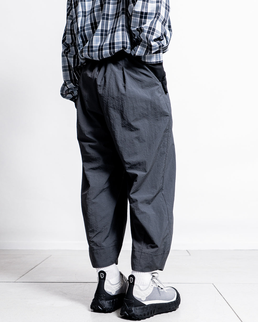 【zentex exclusive】norbit Shadow Stripe Cropped Easy Pants "zentex custom"