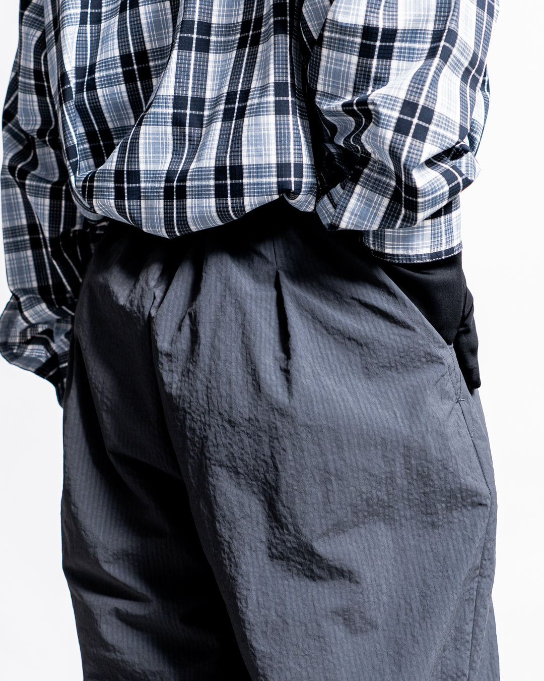 【zentex exclusive】norbit Shadow Stripe Cropped Easy Pants "zentex custom"