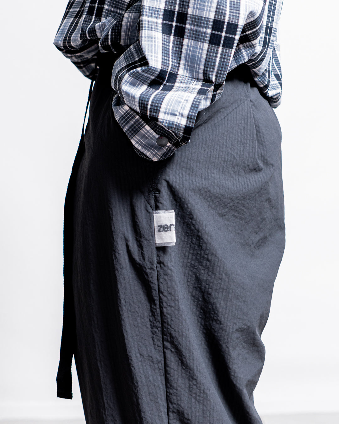 【zentex exclusive】norbit Shadow Stripe Cropped Easy Pants "zentex custom"