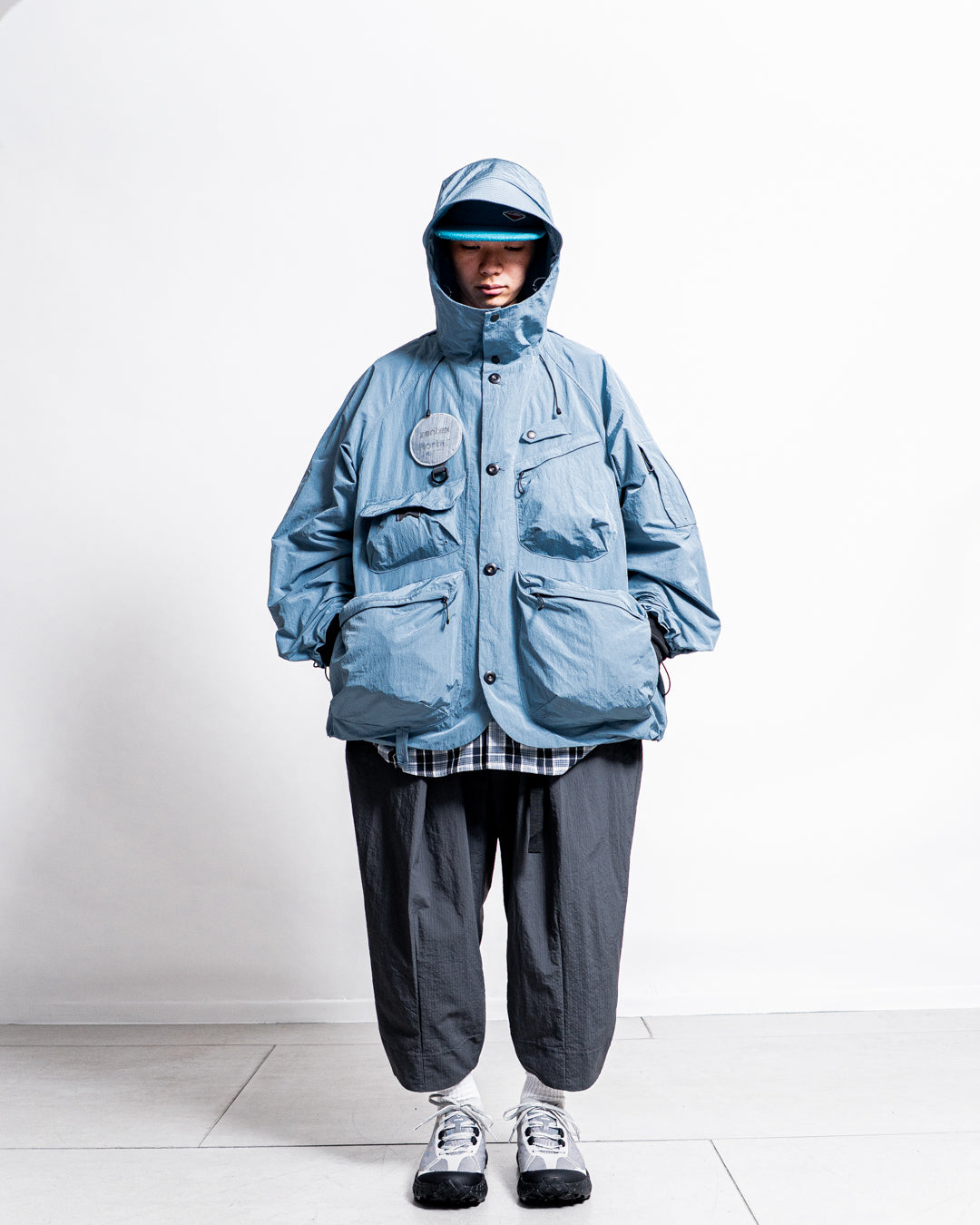 【zentex exclusive】norbit Shadow Stripe Cropped Easy Pants "zentex custom"
