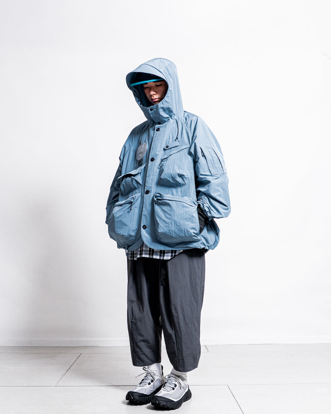 【zentex exclusive】norbit Shadow Stripe Cropped Easy Pants "zentex custom"